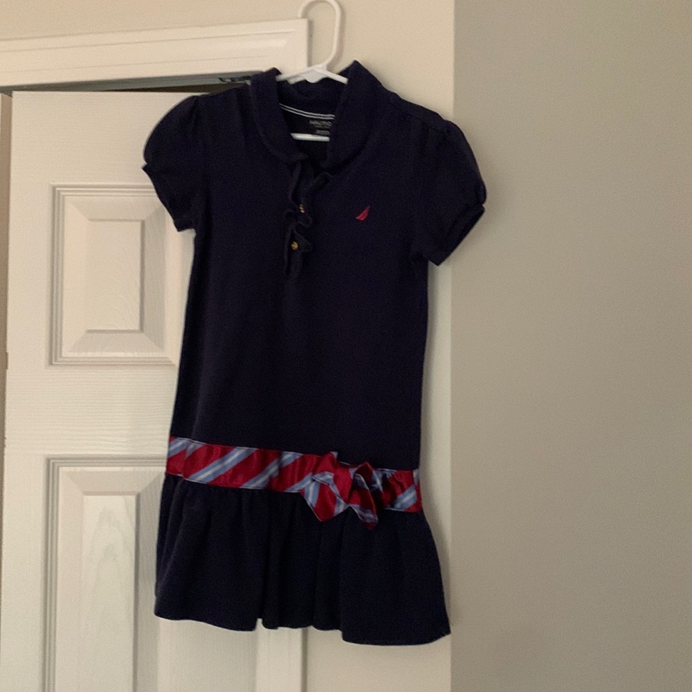 Nautical knit dress
